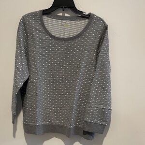 Style & Co. Gray and White Women's Sweater